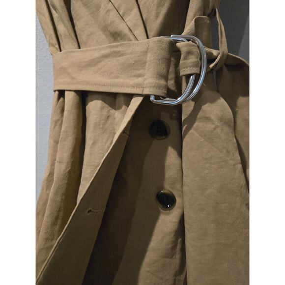 Hugo Boss Women's Belted Wrap Dress Brown Knee Length Size 6 NWT 595 - Picture 4 of 11